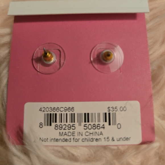 Betsey Johnson Turkey stud post earrings! NWT! - Picture 5 of 9